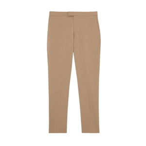 REISS Found Slim Fit Stretch Relaxed-Fit Drawstring Trousers in Soft Camel Brown